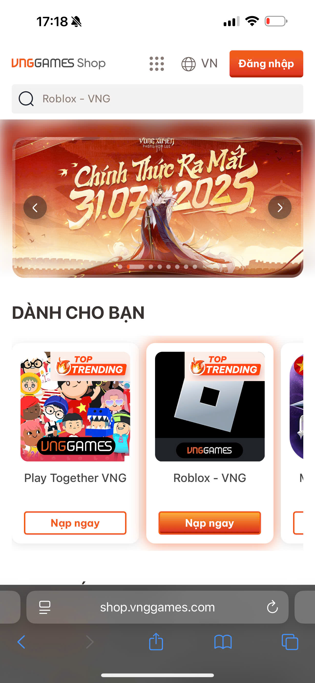 Bước 1