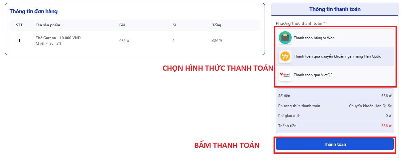 Thanh toán VietQR