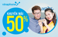 Khuyến mại ngày vàng nạp thẻ VINAPHONE ngày 12,13,14/2/2018
