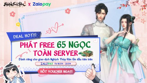 NGHỊCH THỦY HÀN - CƠ HỘI CUỐI NHẬN MIỄN PHÍ GÓI 65 NGỌC TOÀN SERVER