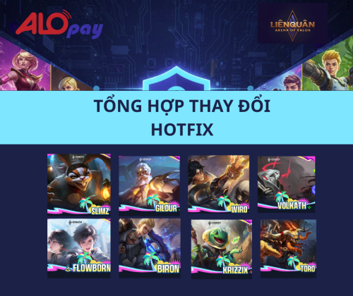 ⚔️ TỔNG HỢP THAY ĐỔI – BẢN HOTFIX NGÀY 21.05 ⚔️